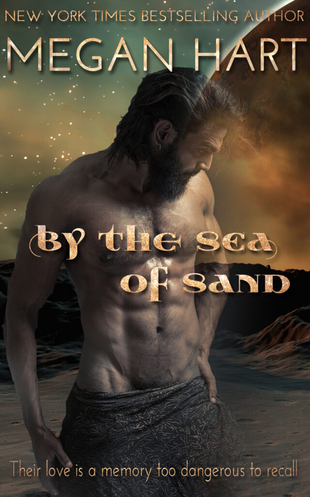 a sexy man with a planet in the background